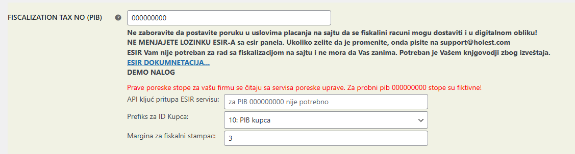 Demo PIB 000000000 - upotrebni ključ nije potreban